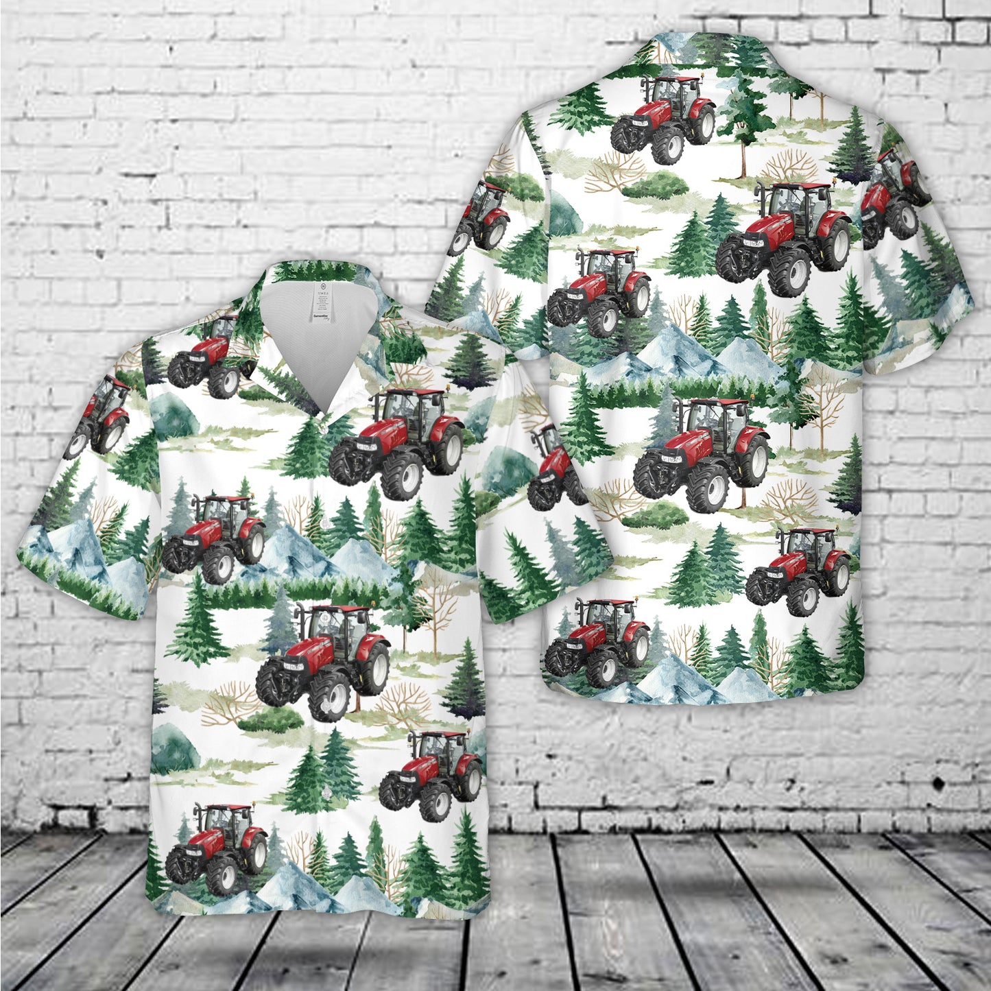 Case IH International Harvester Tractor Hawaiian Shirt