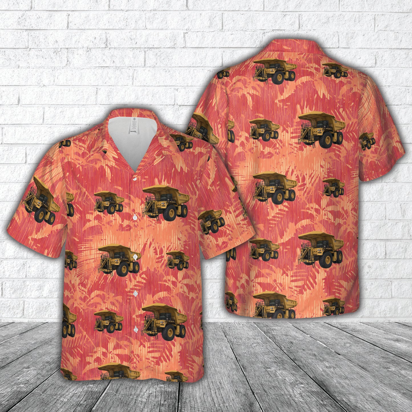 Cat Truck 793F Hawaiian Shirt