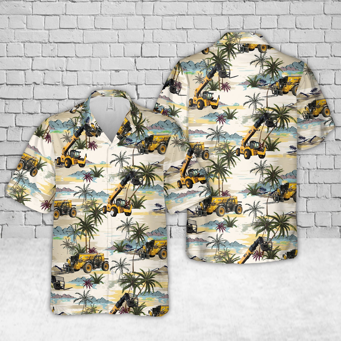 Caterpillar TL1255C Telehandler Hawaiian Shirt
