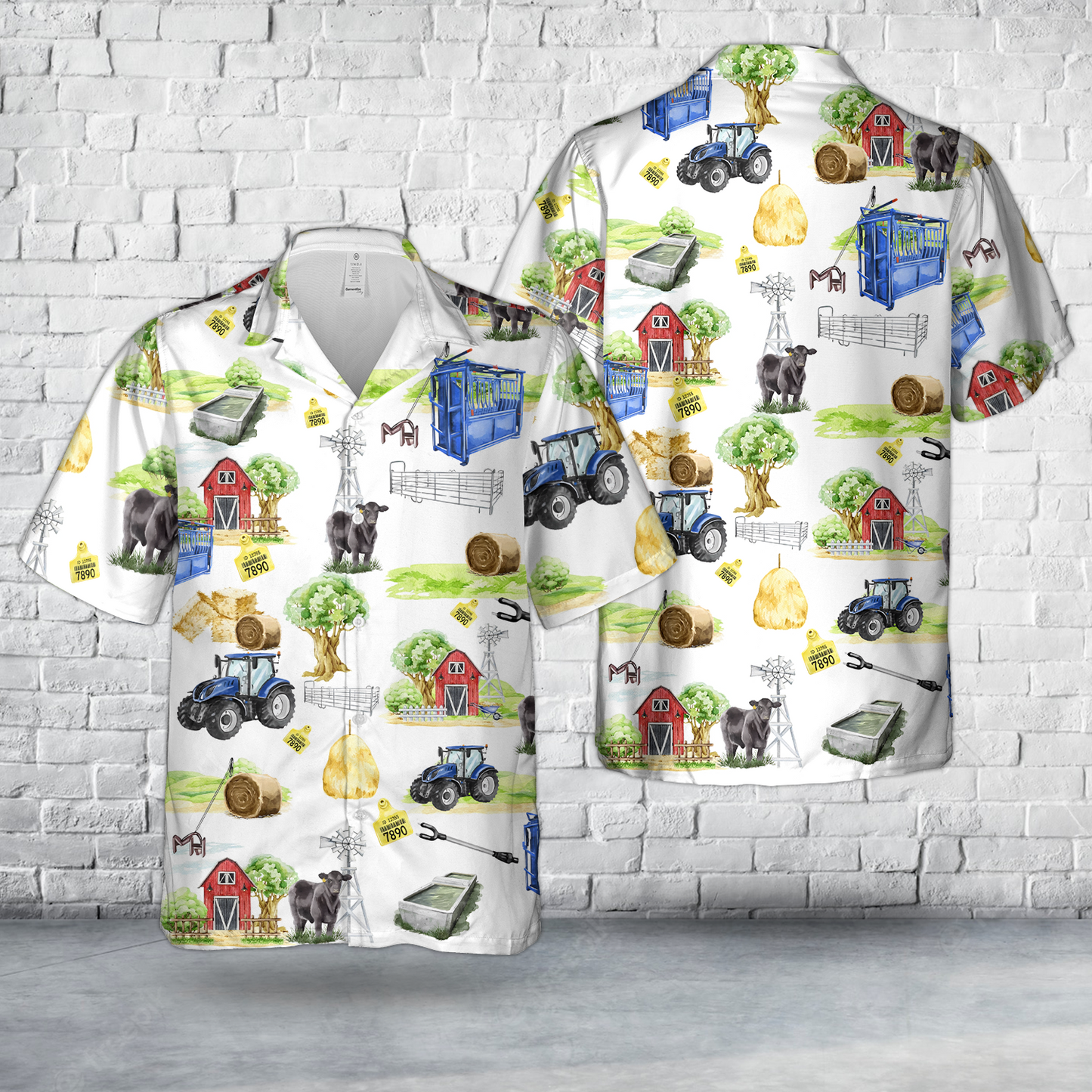 Cattle Ranch Hawaiian Shirt