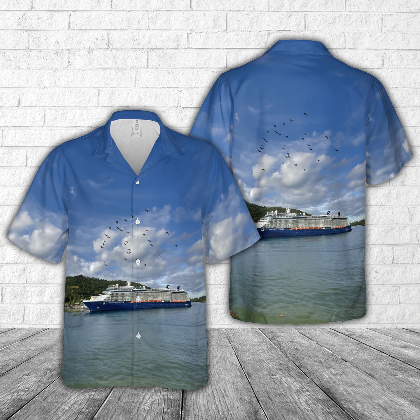 Celebrity Cruises Celebrity Reflection Hawaiian Shirt