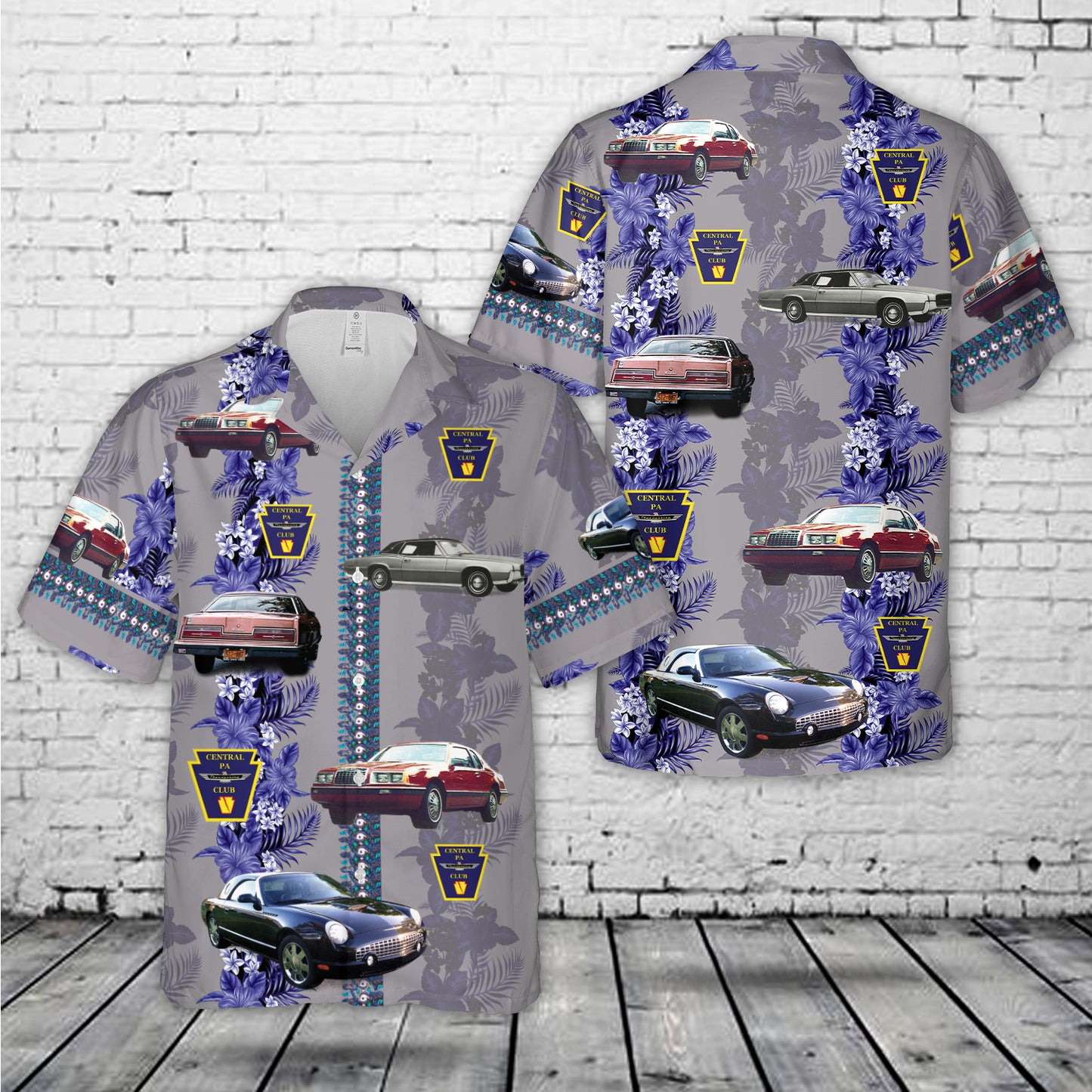 Central Pa Thunderbird Club Hawaiian Shirt