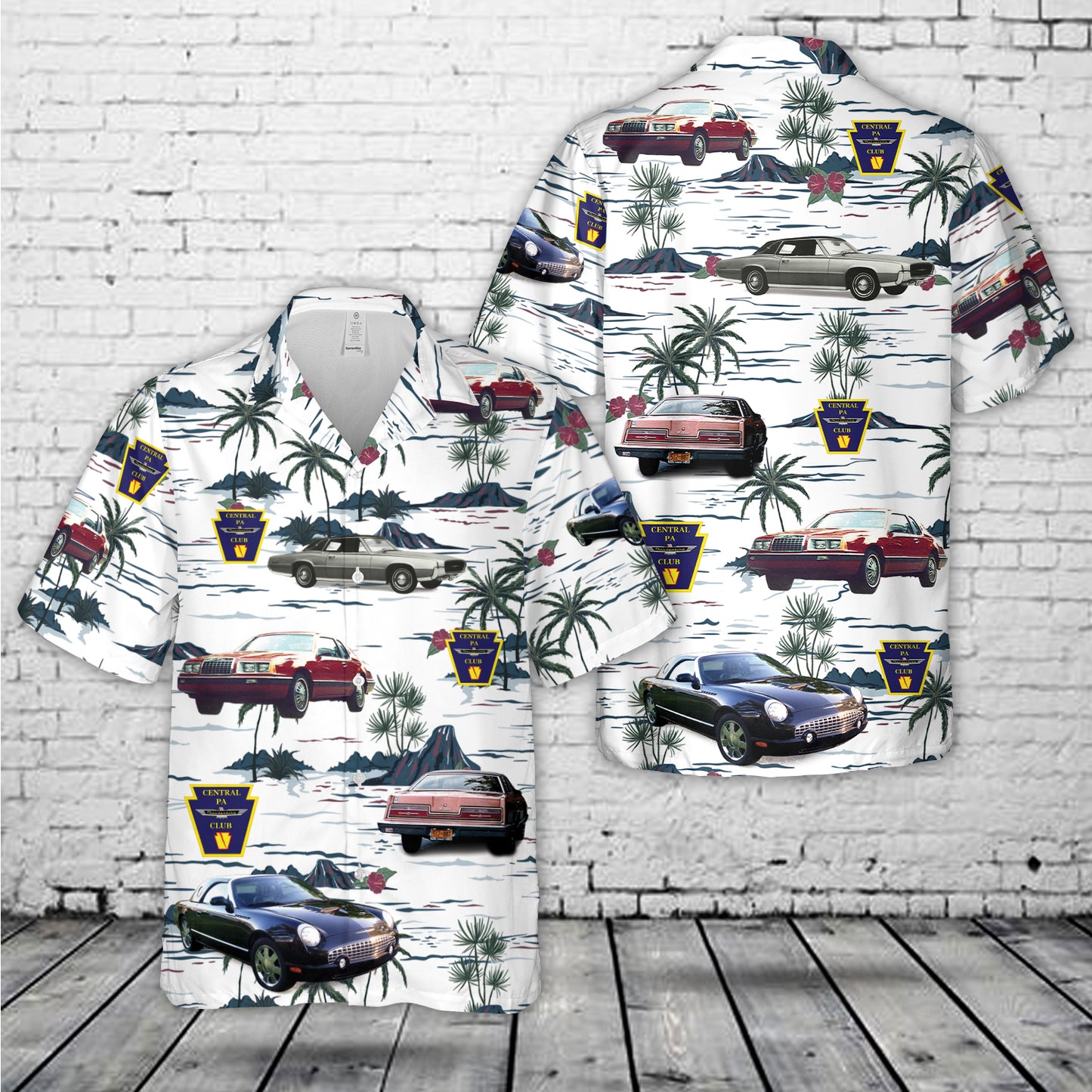 Central Pa Thunderbird Club Hawaiian Shirt