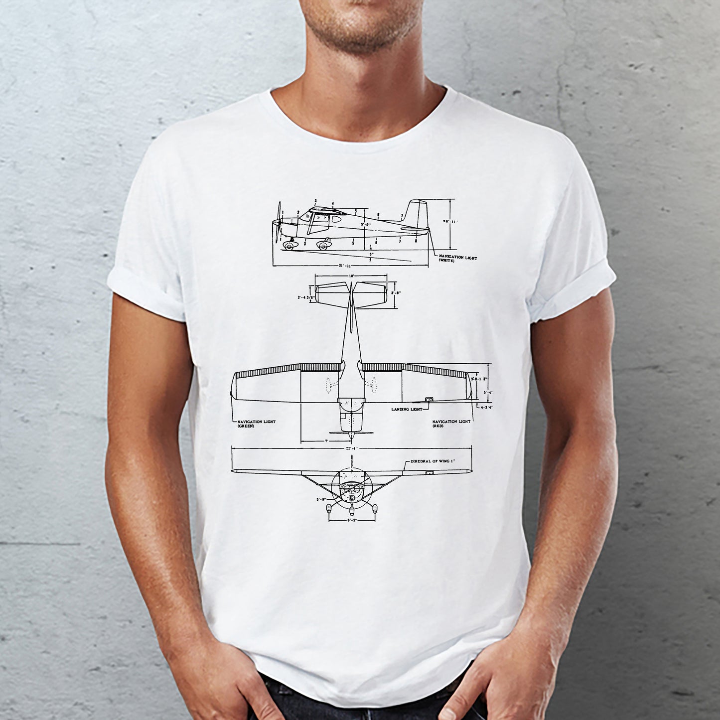 Cessna 150 Classic Unisex T-Shirt Gildan 5000 (Made In US)