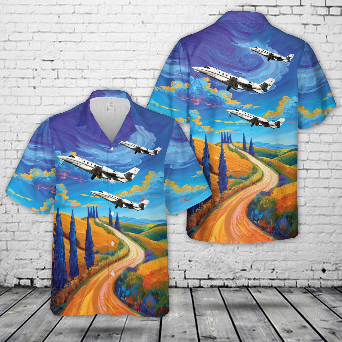 Cessna 560XL Citation Excel Hawaiian Shirt