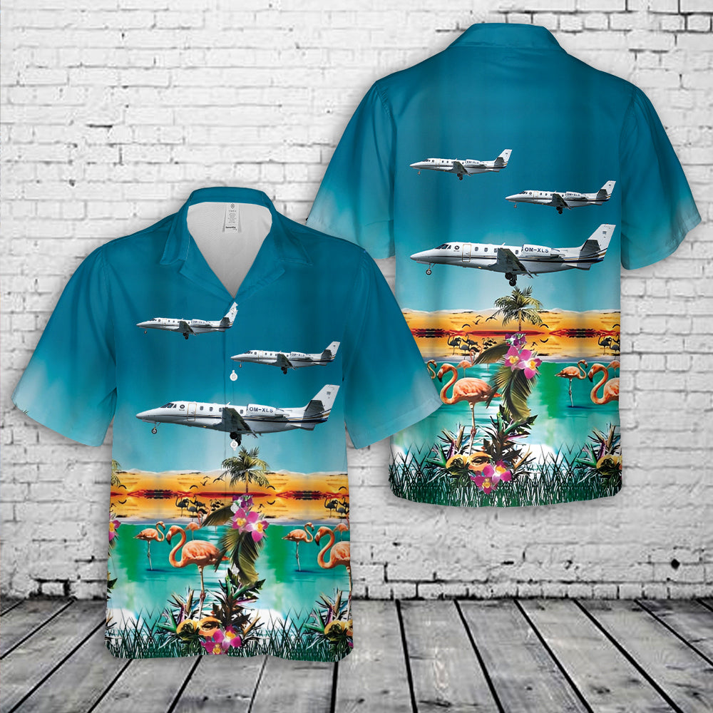 Cessna 560XL Citation XLS Plus Hawaiian Shirt