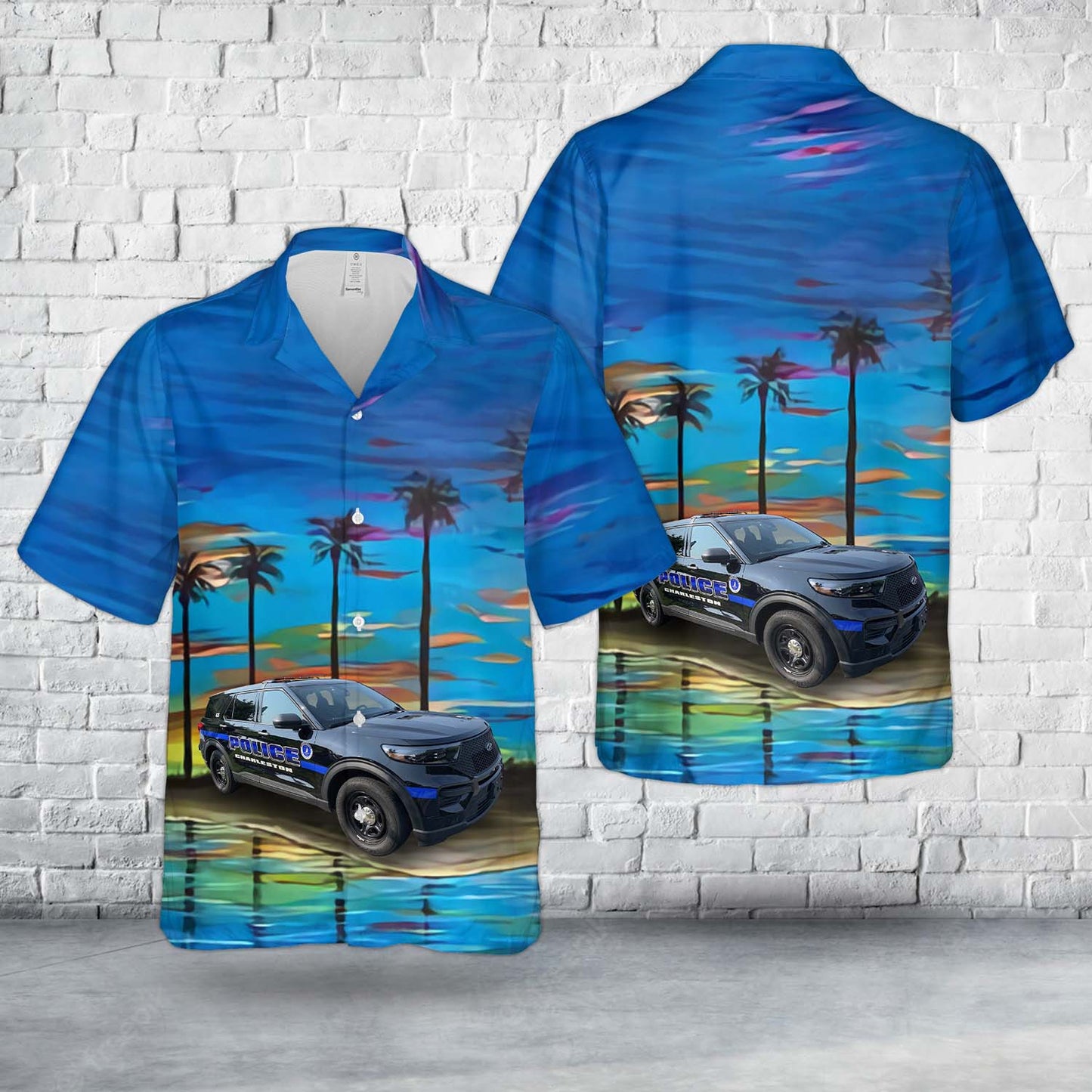 Charleston, South Carolina, City of Charleston Police Department Hawaiian Shirt