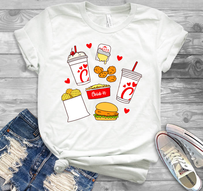 Chicken Nuggets Classic Unisex T-Shirt Gildan 5000 (Made In US) DLSI3105PT13