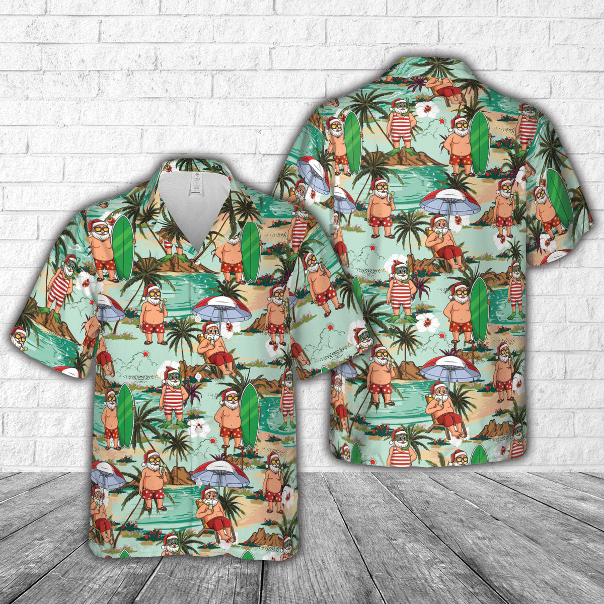 Christmas In July Hawaiian Shirt