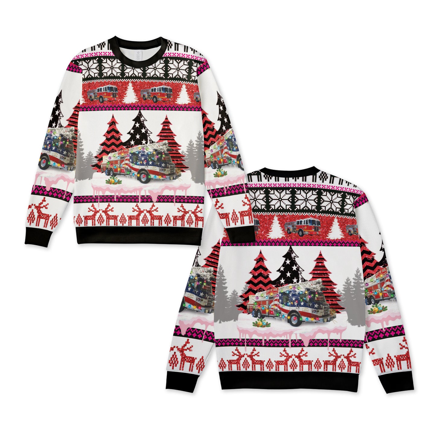 City Of Napa Fire Department, California Christmas Knitted Sweater