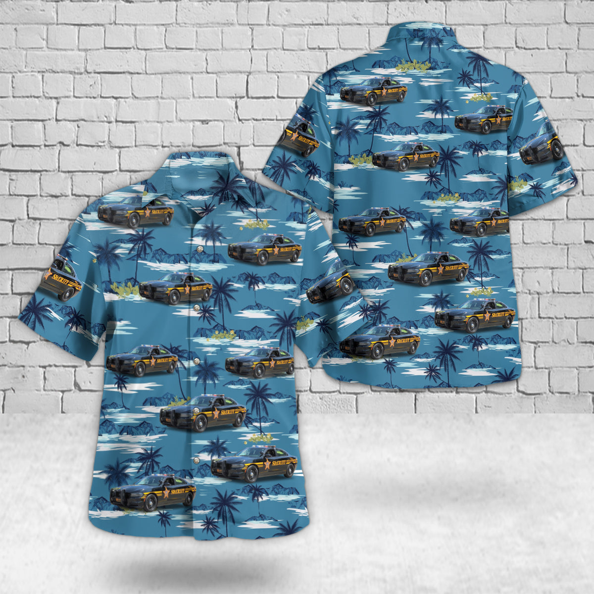 Clark County, Ohio, Clark County Sheriff Vehicles Hawaiian Shirt