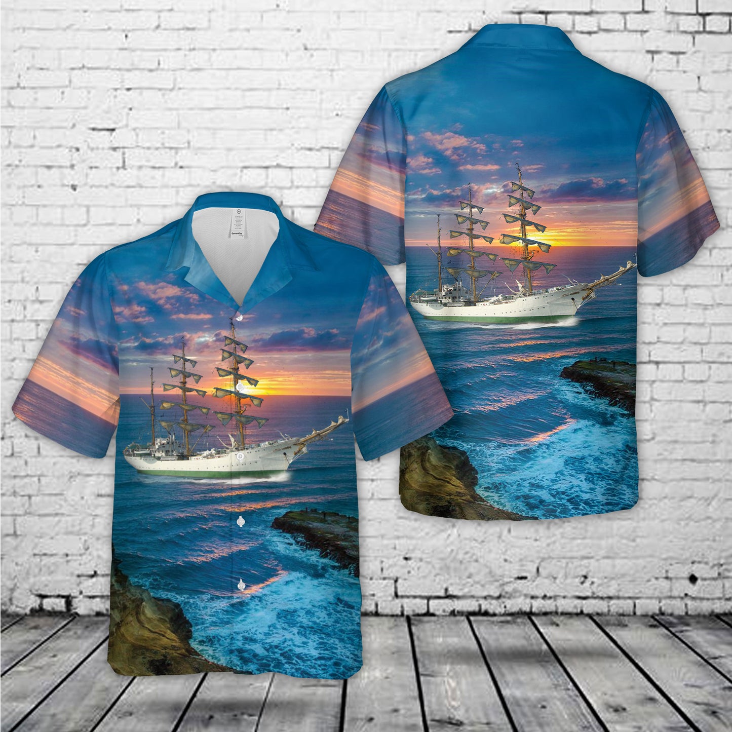 Colombian Navy ARC Gloria Hawaiian Shirt