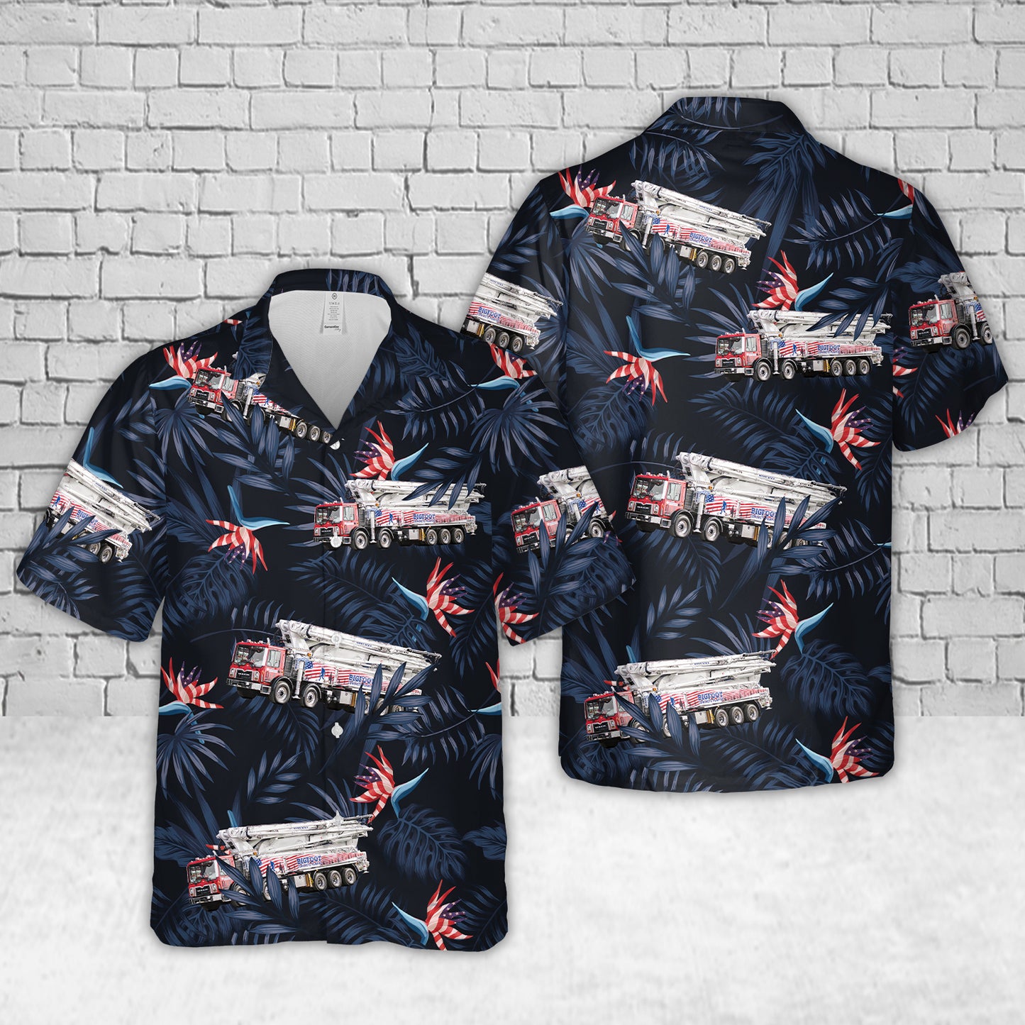 Concrete Boom Pump 57 Meter 6 Section RZ-Fold Boom Pump (57X-6RZ) Hawaiian Shirt