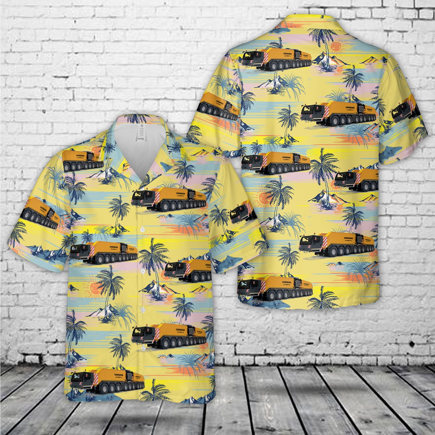 Construction Liebherr Lattice boom crane LG 1800-1.0 Hawaiian Shirt