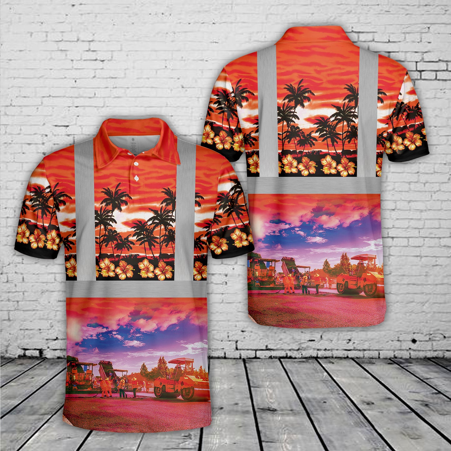 Construction Site Polo Shirt