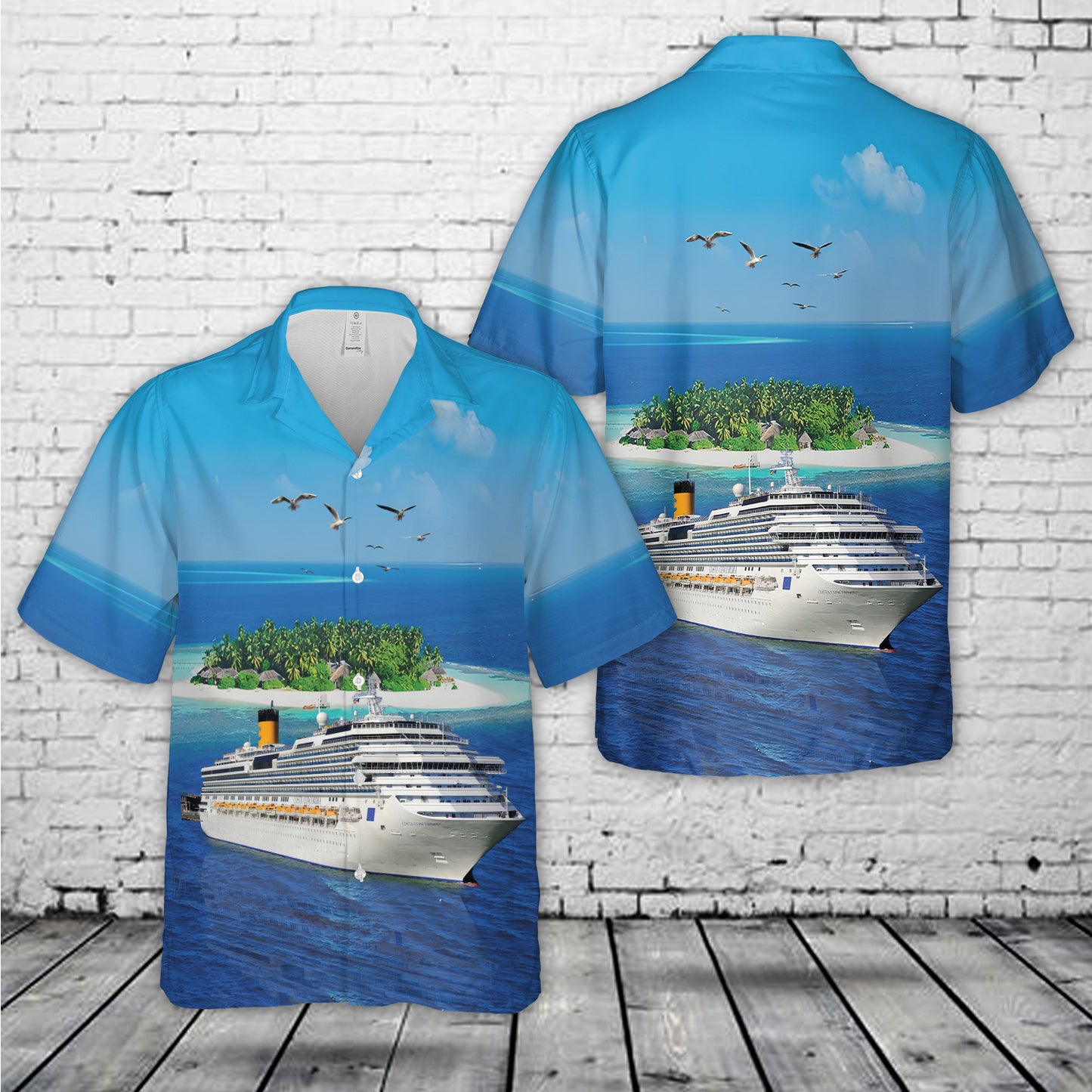 Costa Concordia Hawaiian Shirt