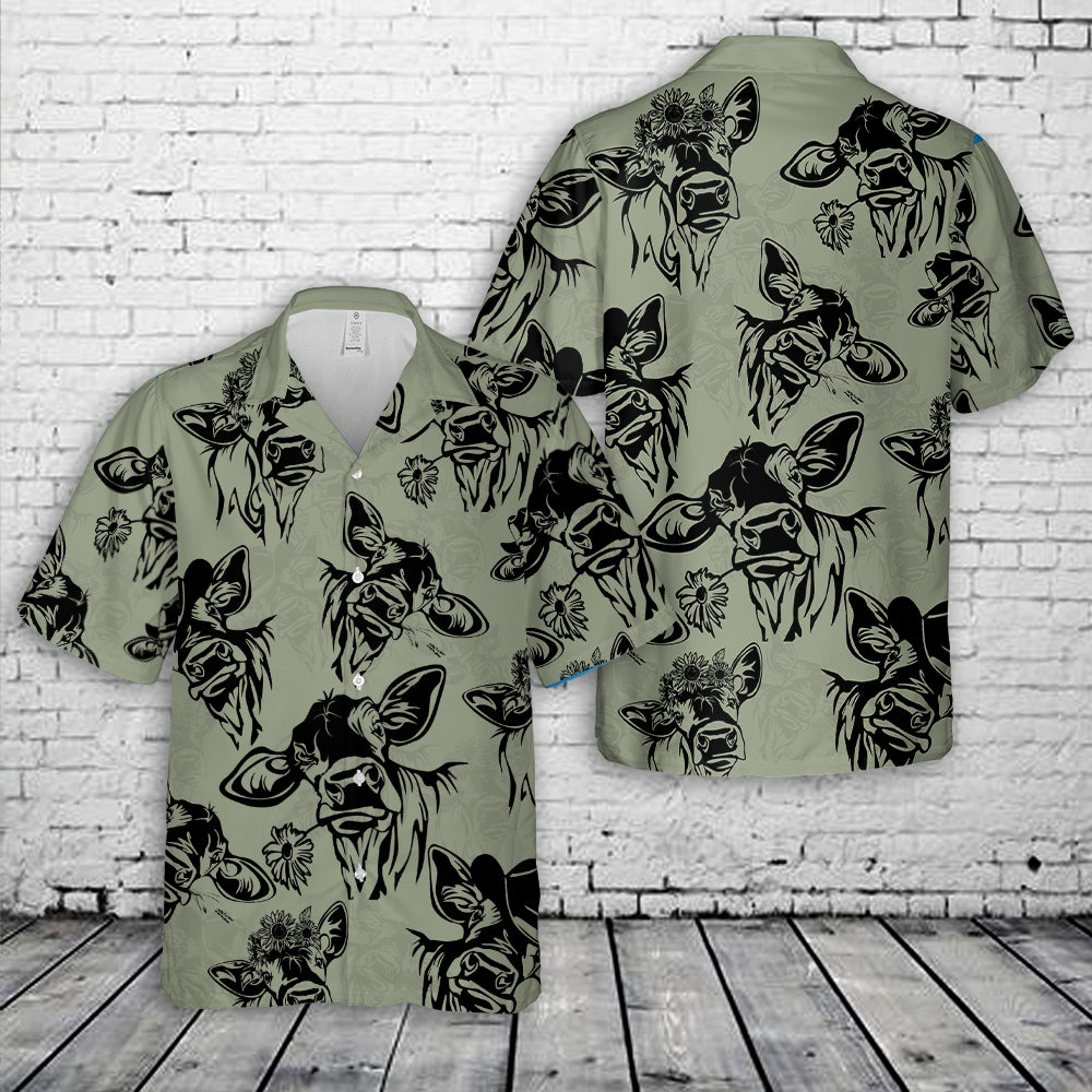 Cow Funny Hawaiian Shirt