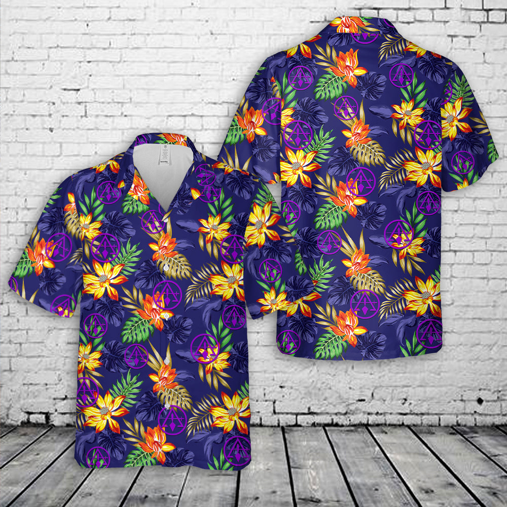 Cryptic Masonry Hawaiian Shirt