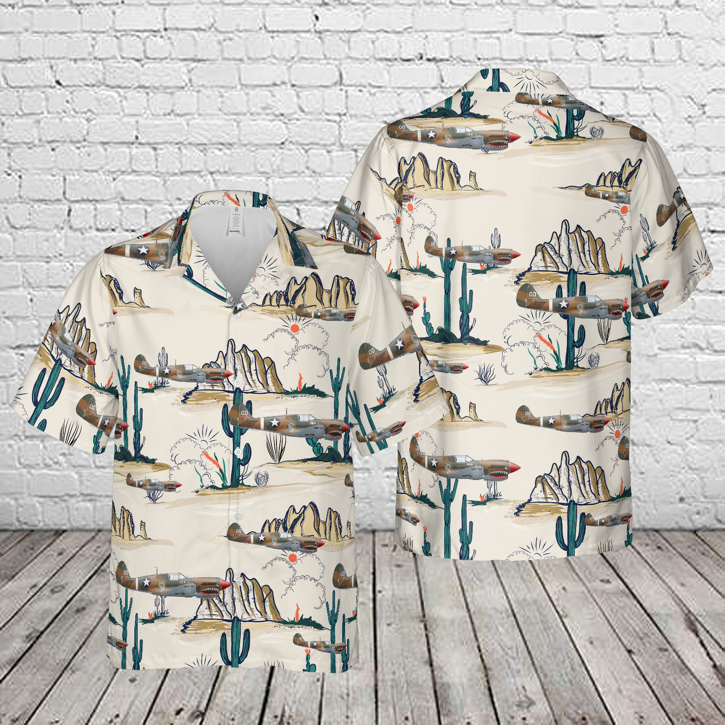 Curtiss P-40M-10-CU Warhawk, The Jacky C Hawaiian Shirt