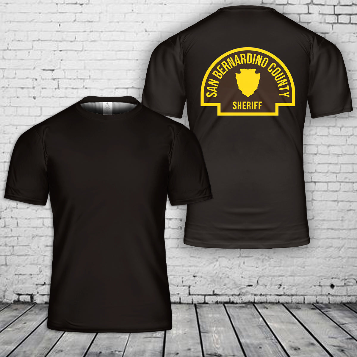 Custom San Bernardino County Sheriff 3D T-Shirt