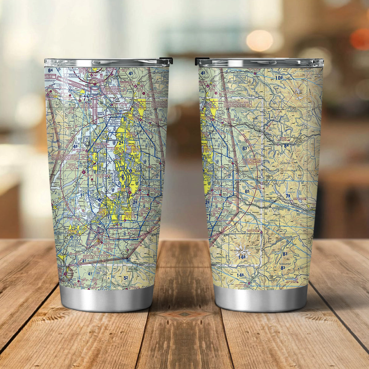 Custom Aviation Sectional Vagabond Tumbler 20oz