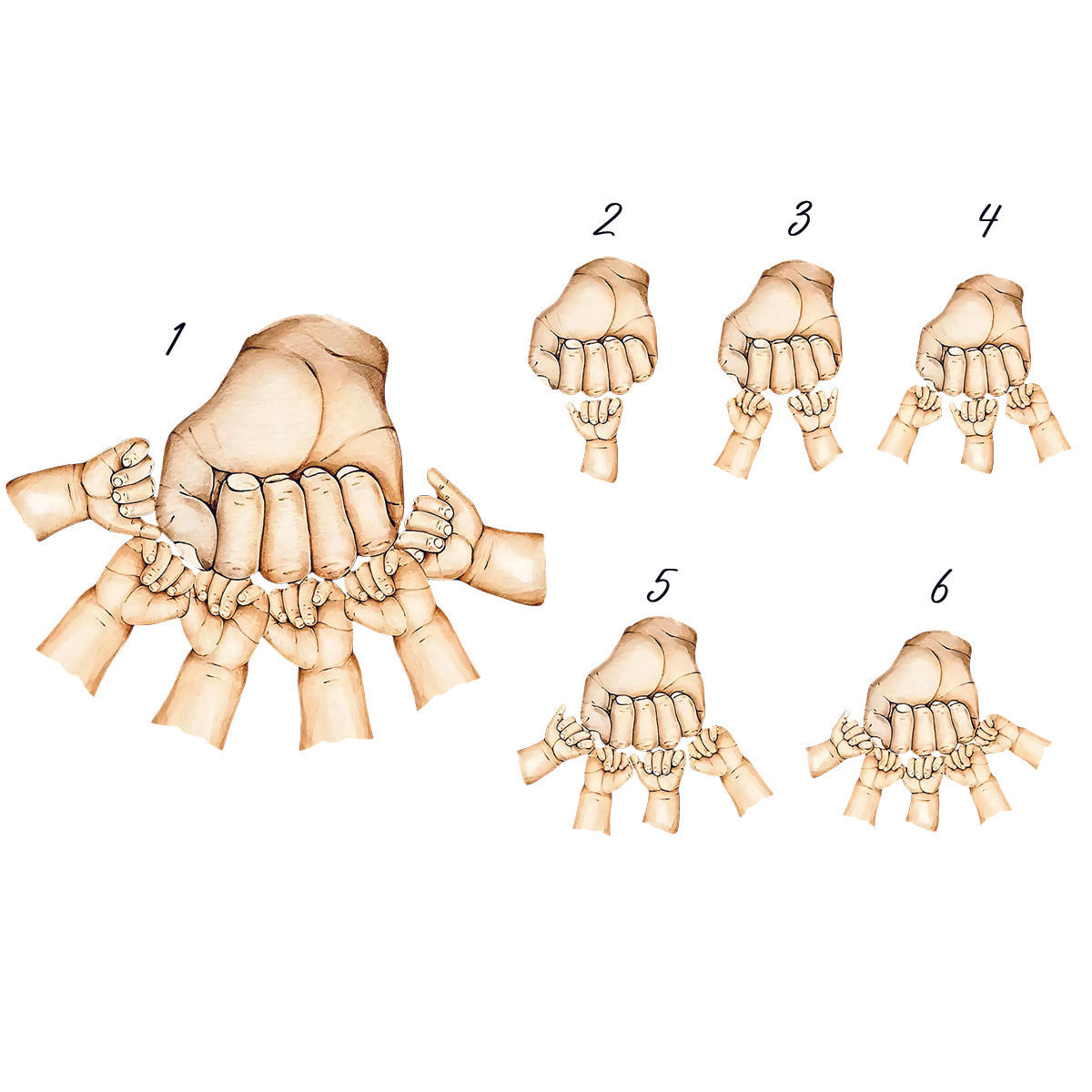 Custom Fist Bump Dad And Kids Custom Sign With Names Father's Day Gifts Photo Frame Light Box