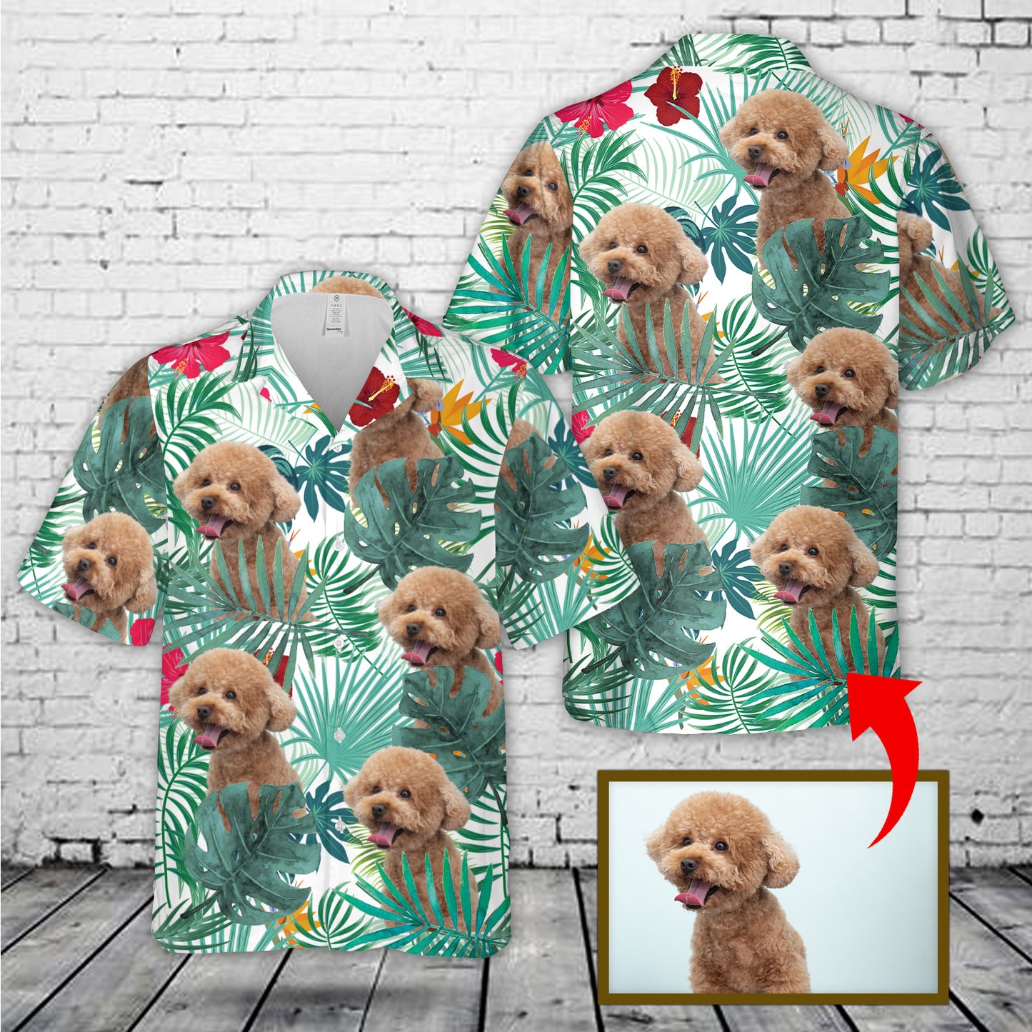 Custom Image Face Pet Hawaiian Shirt