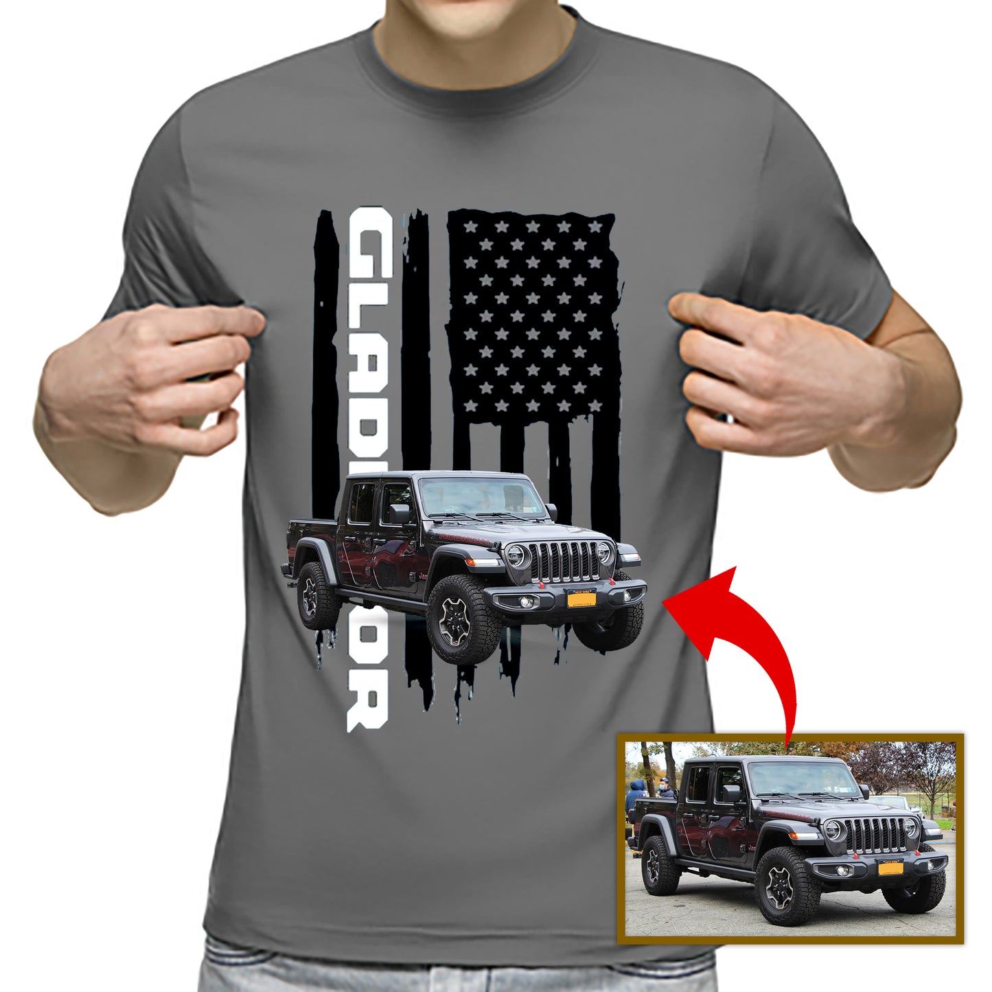 Custom Jp Gladiator Flag Classic Unisex T-Shirt Gildan 5000 (Made In US) NLMP1304PT05