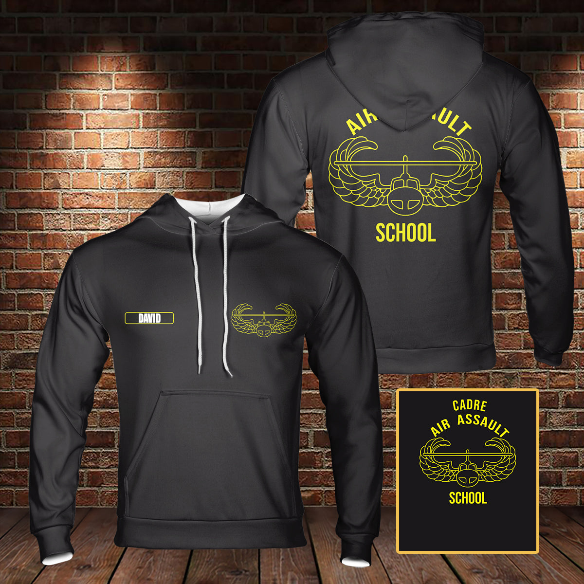 Custom Name Air Assault School 3D Hoodie
