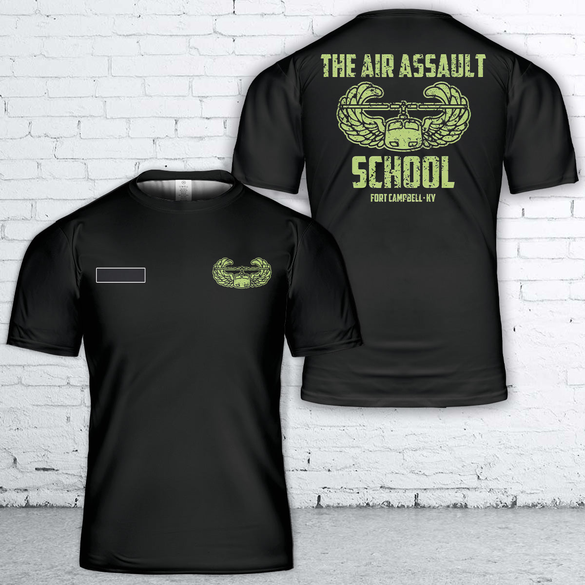 Custom Name Air Assault School Army Fort Campbell T-Shirt 3D