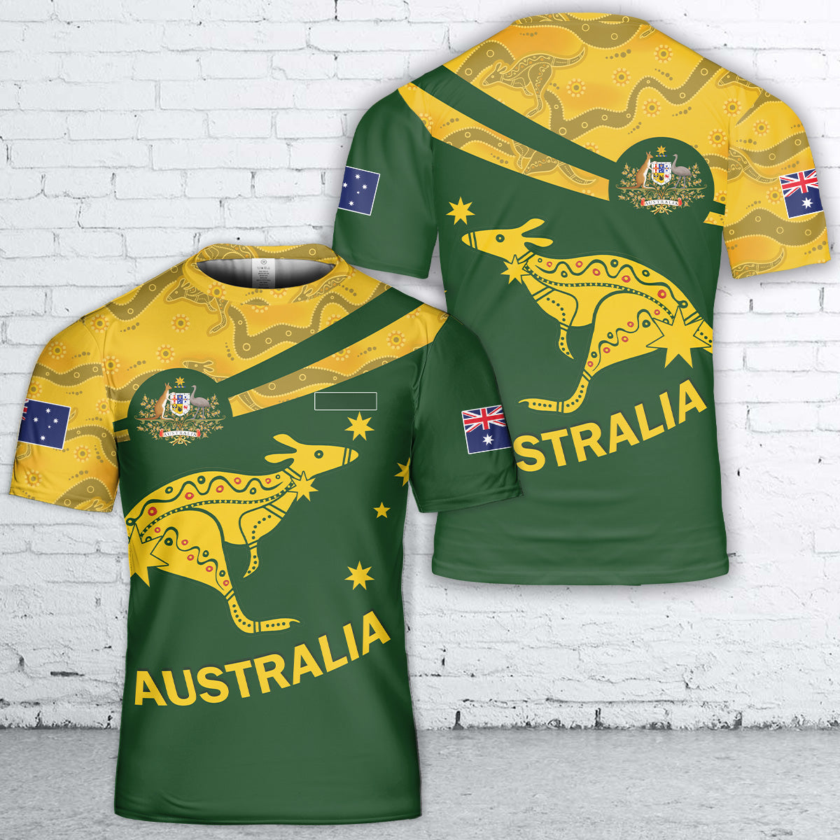 Custom Name Australia Day 4 T-Shirt 3D