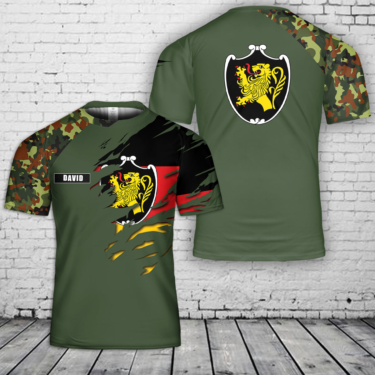 Custom Name Bad Tolz GERMANY Bavaria 3D T-Shirt