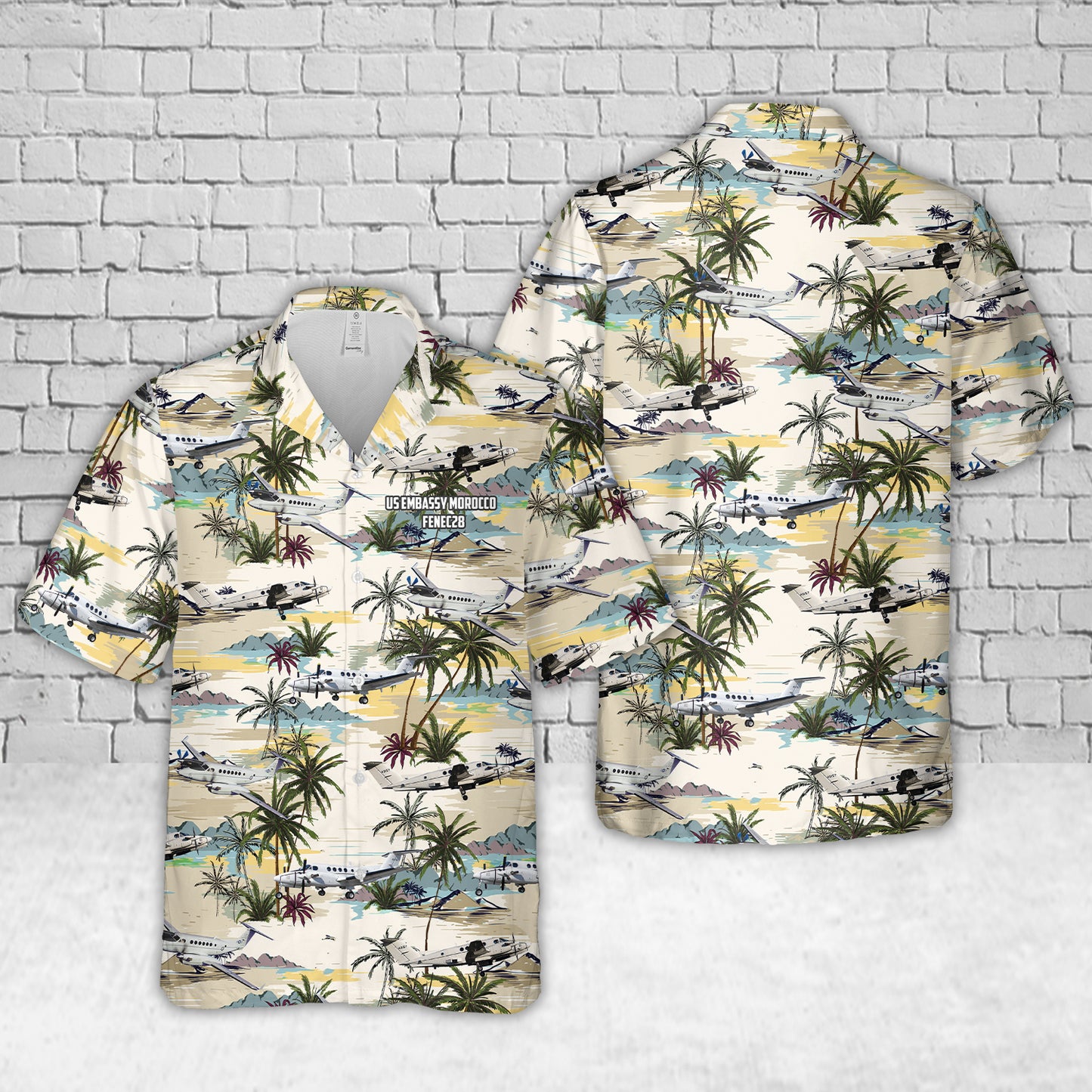 Custom Name C-12 Huron Army Aviation Aircraft Hawaiian Shirt