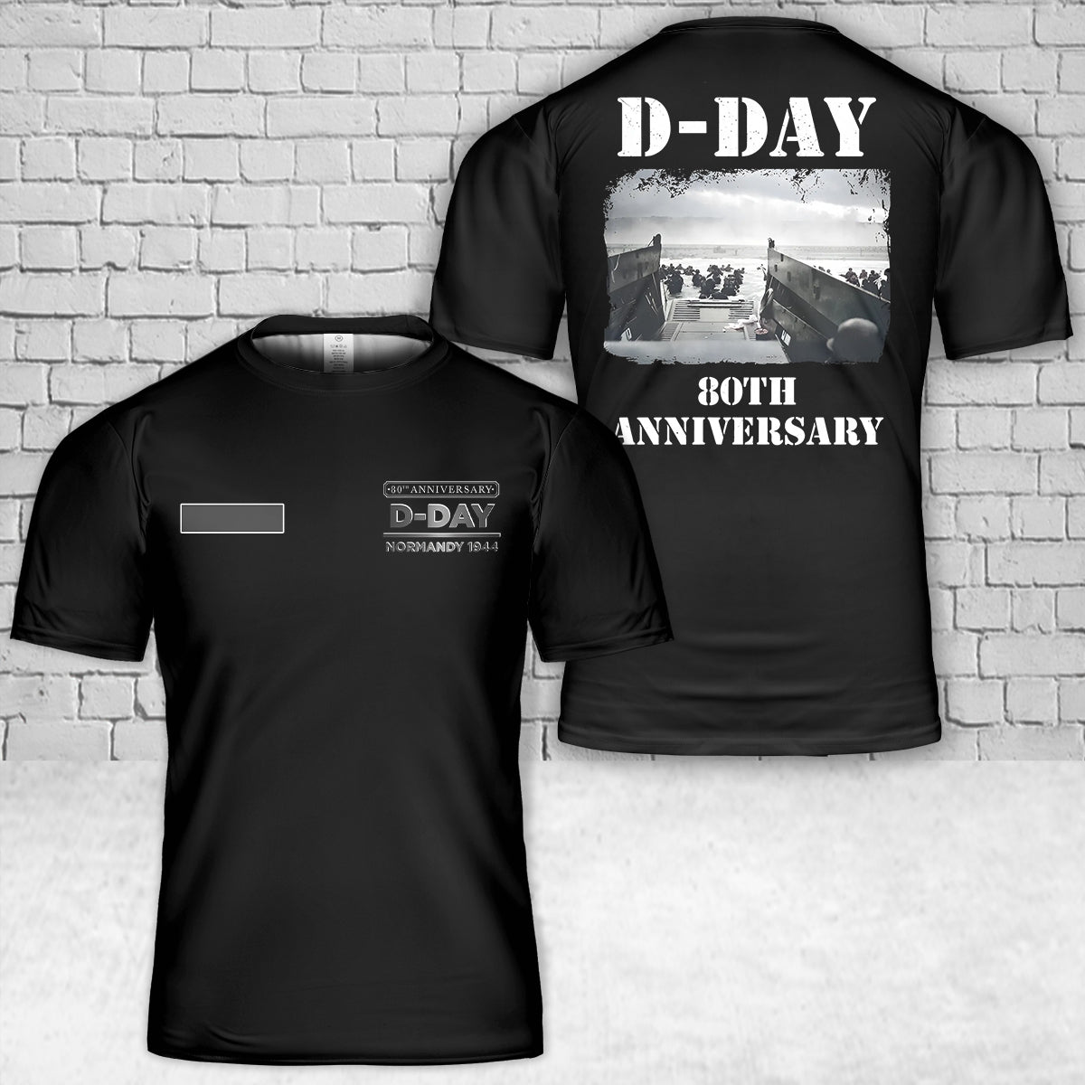 Custom Name D-Day Operation Overlord T-Shirt 3D