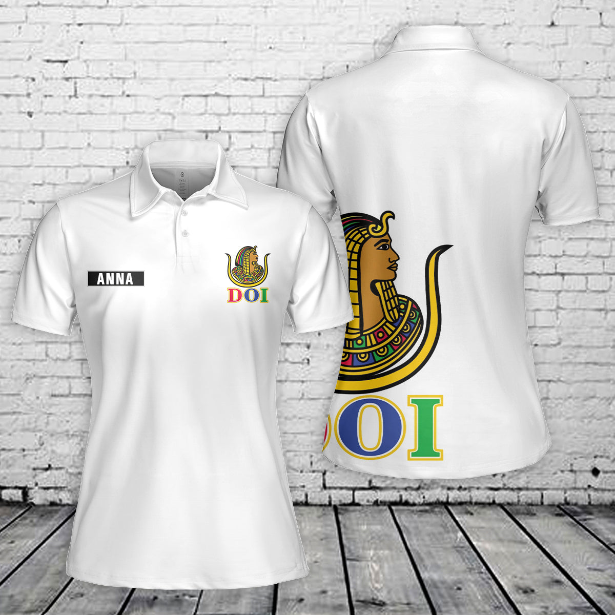 Custom Name Daughters of Isis Women's Polo Shirt