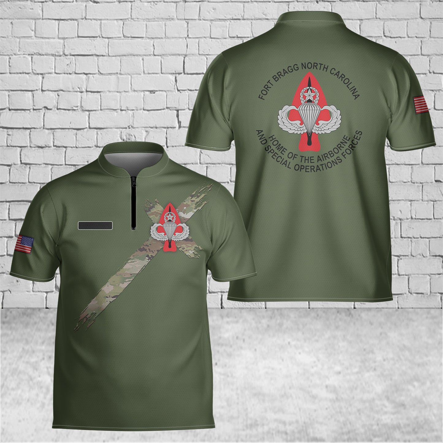 Custom Name Fort Bragg Home Of The Airborne And Special Operations Forces Bowling Jersey