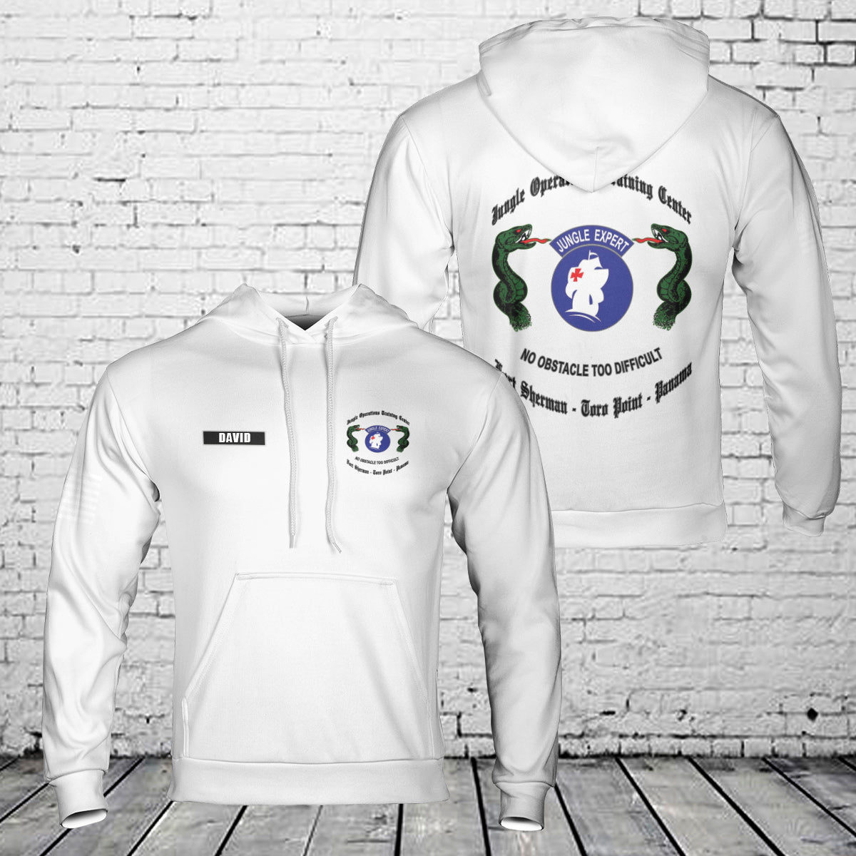 Custom Name Jungle Operations Training Center 3D Hoodie
