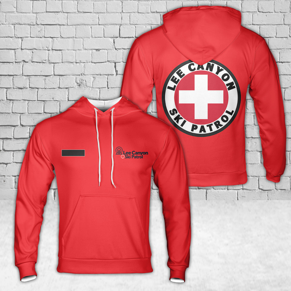 Custom Name Las Vegas, NV, Lee Canyon Ski Patrol (LCSP) Hoodie 3D
