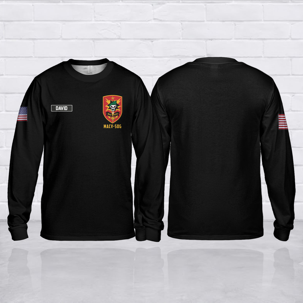 Custom Name MACV-SOG Long Sleeve Shirt