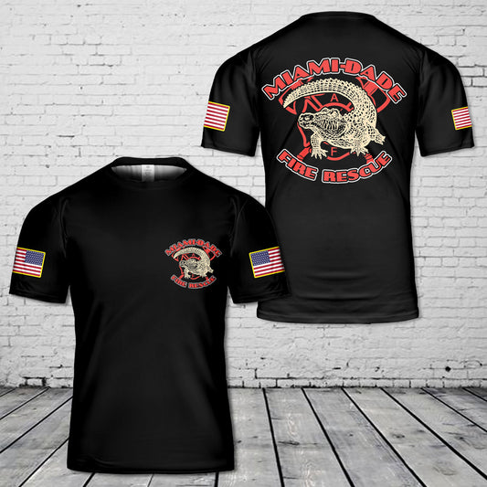 Miami-Dade Fire Rescue T-Shirt 3D