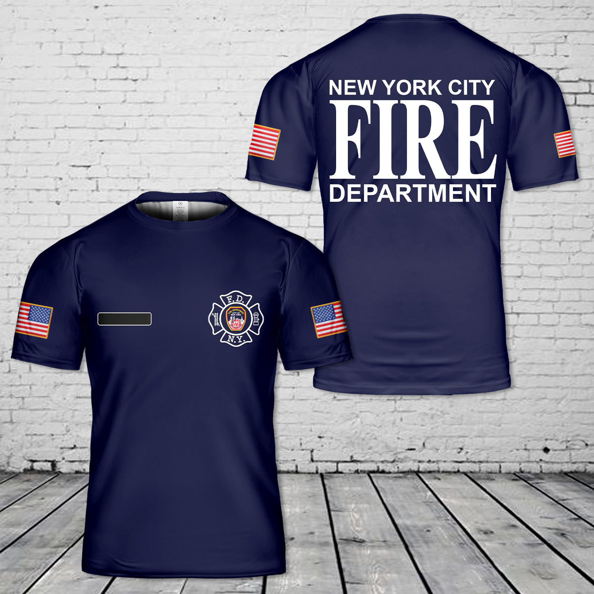 Custom Name New York's Bravest T-Shirt 3D