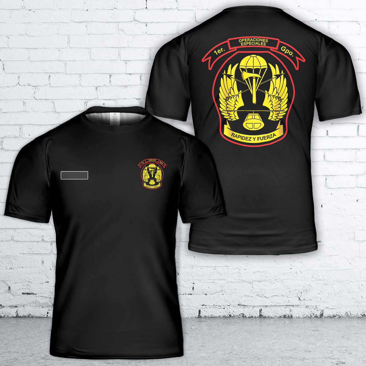 Custom Name Operaciones Especiales GOE Comando El Salvador Army Special Forces T-Shirt 3D