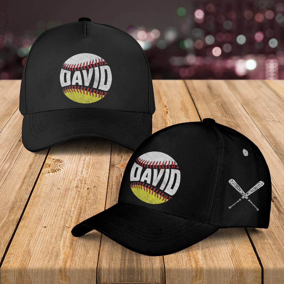 Custom Name Softball and Baseball Baseball Cap NLMP2805PT03