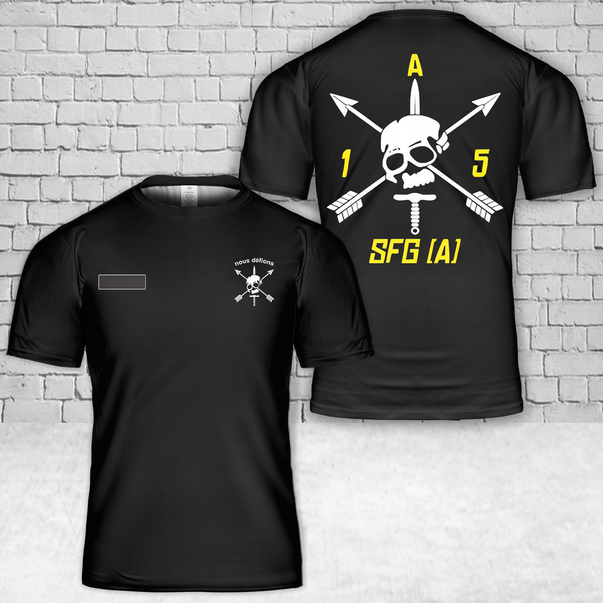 Custom Name US Army 5TH Special Forces Group SFG(A) Nous Defions T-Shirt 3D
