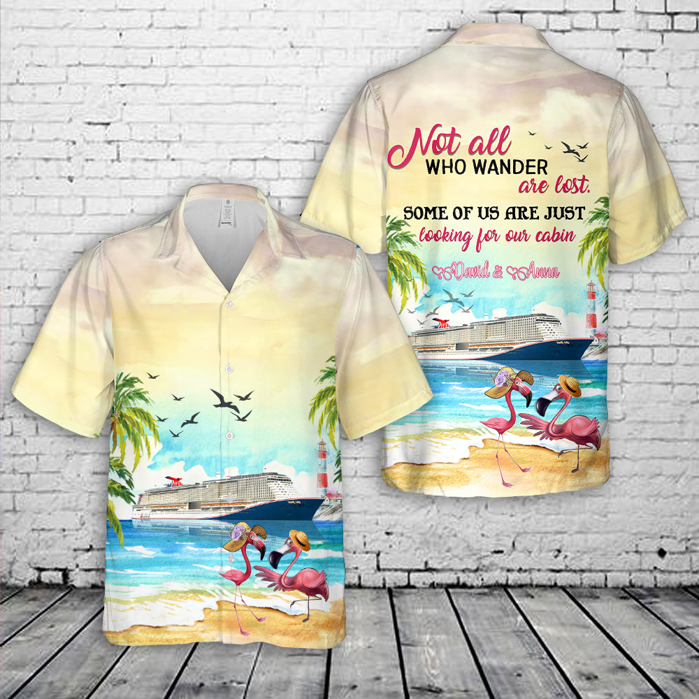 Custom Name US Cruise Mardi Gras Hawaiian Shirt