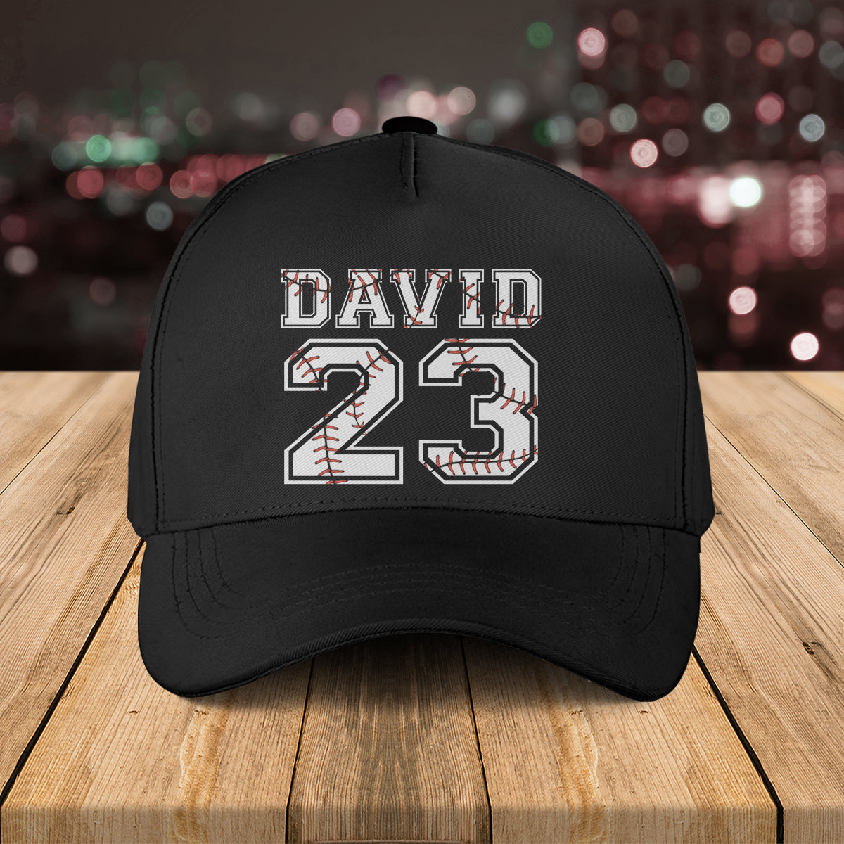 Custom Name & Number Baseball Embroidered Cap NLMP1004PT12