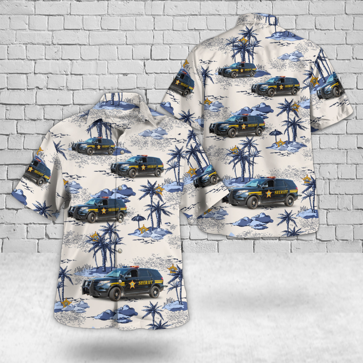 Cuyahoga County, Ohio, Cuyahoga County Sheriff Vehicles Hawaiian Shirt