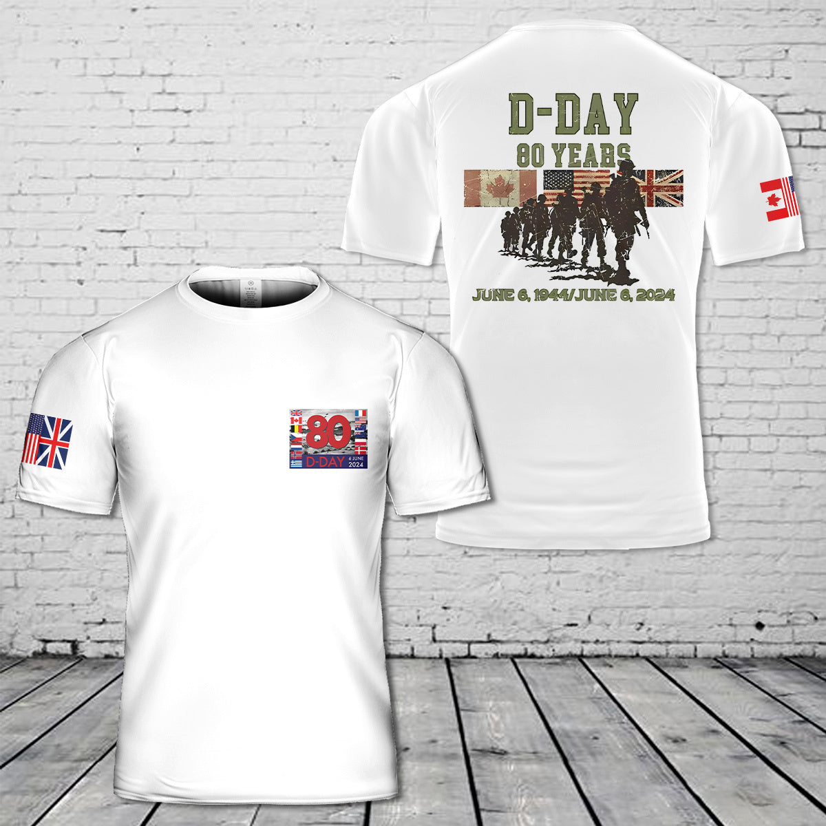 D-Day 80th Anniversary 3D T-Shirt