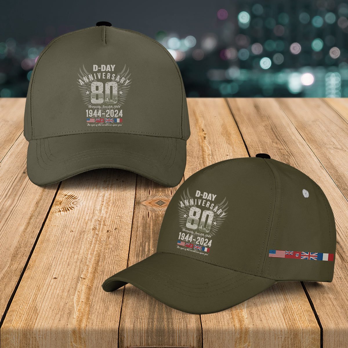 D-Day 80th Anniversary Baseball Cap