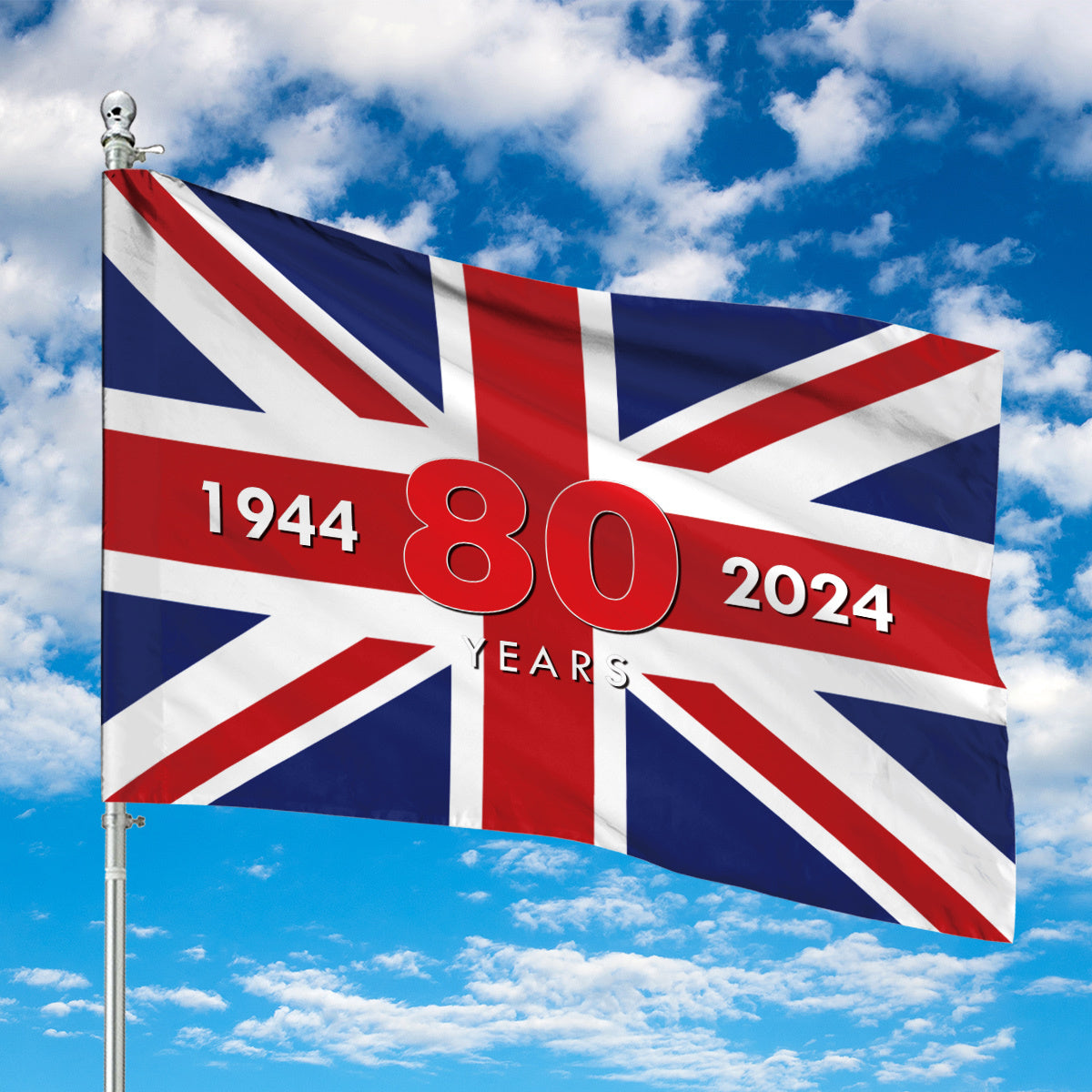 D-Day 80th Anniversary House Flag NLMP0305PT05